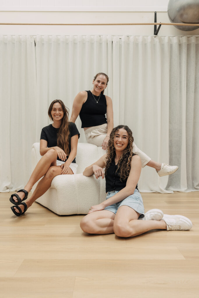 Three female physiotherapists from Inform Physio and Co